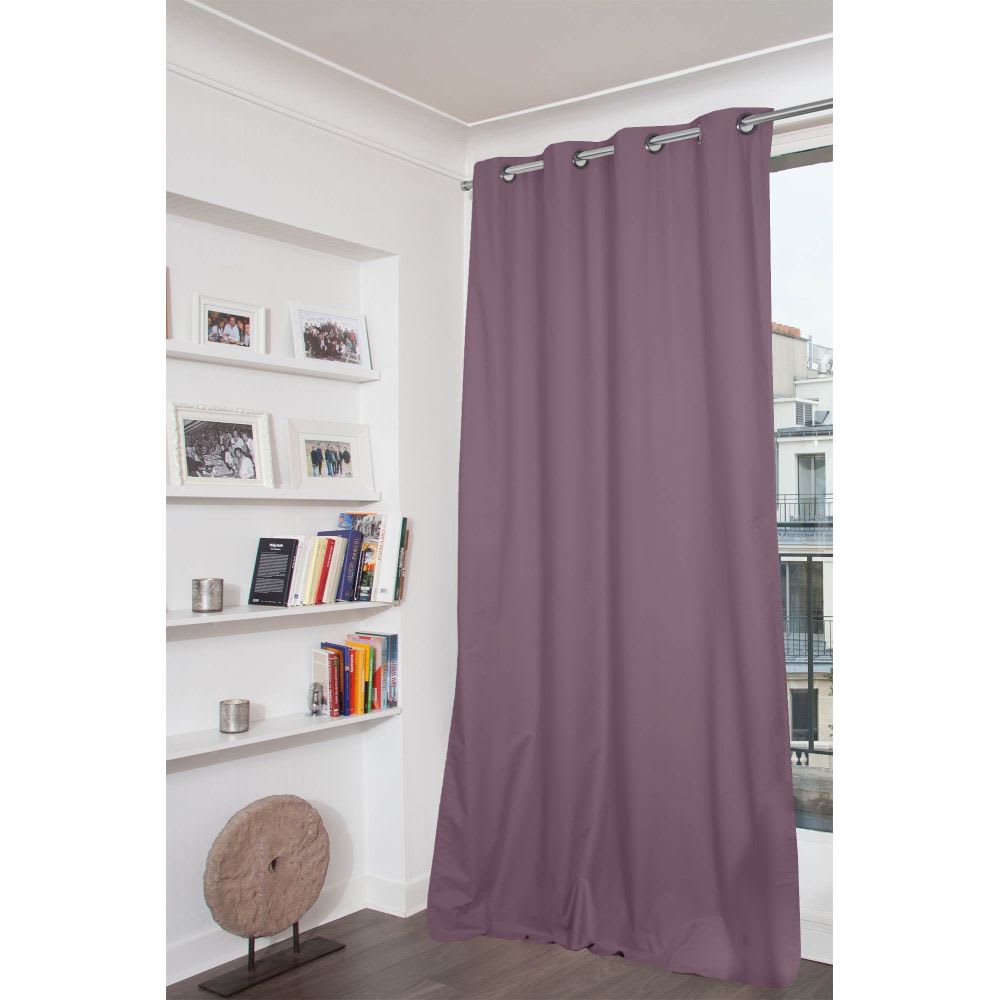 Rideau Occultant Total Oeillets Violet MC407 135L x 250H