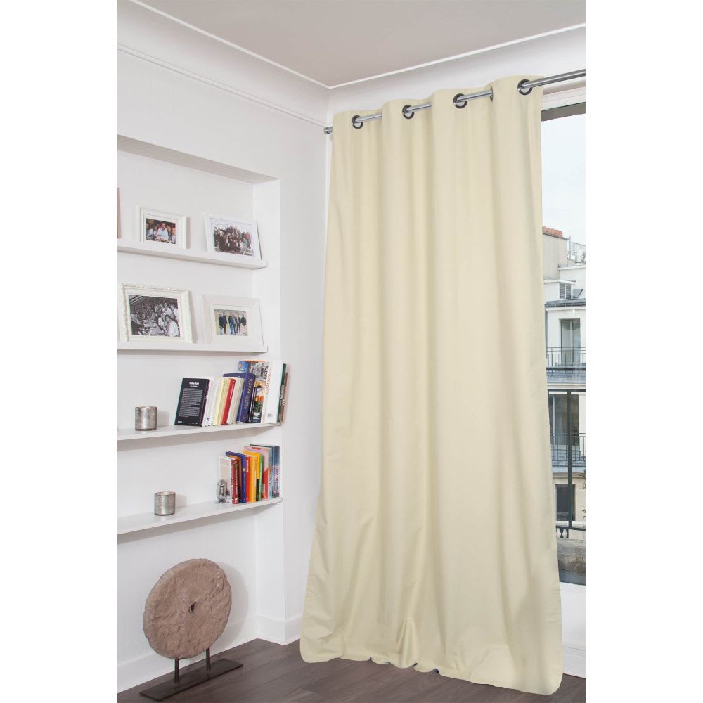 Rideau Occultant Total Oeillets Beige MC634 135L x 250H