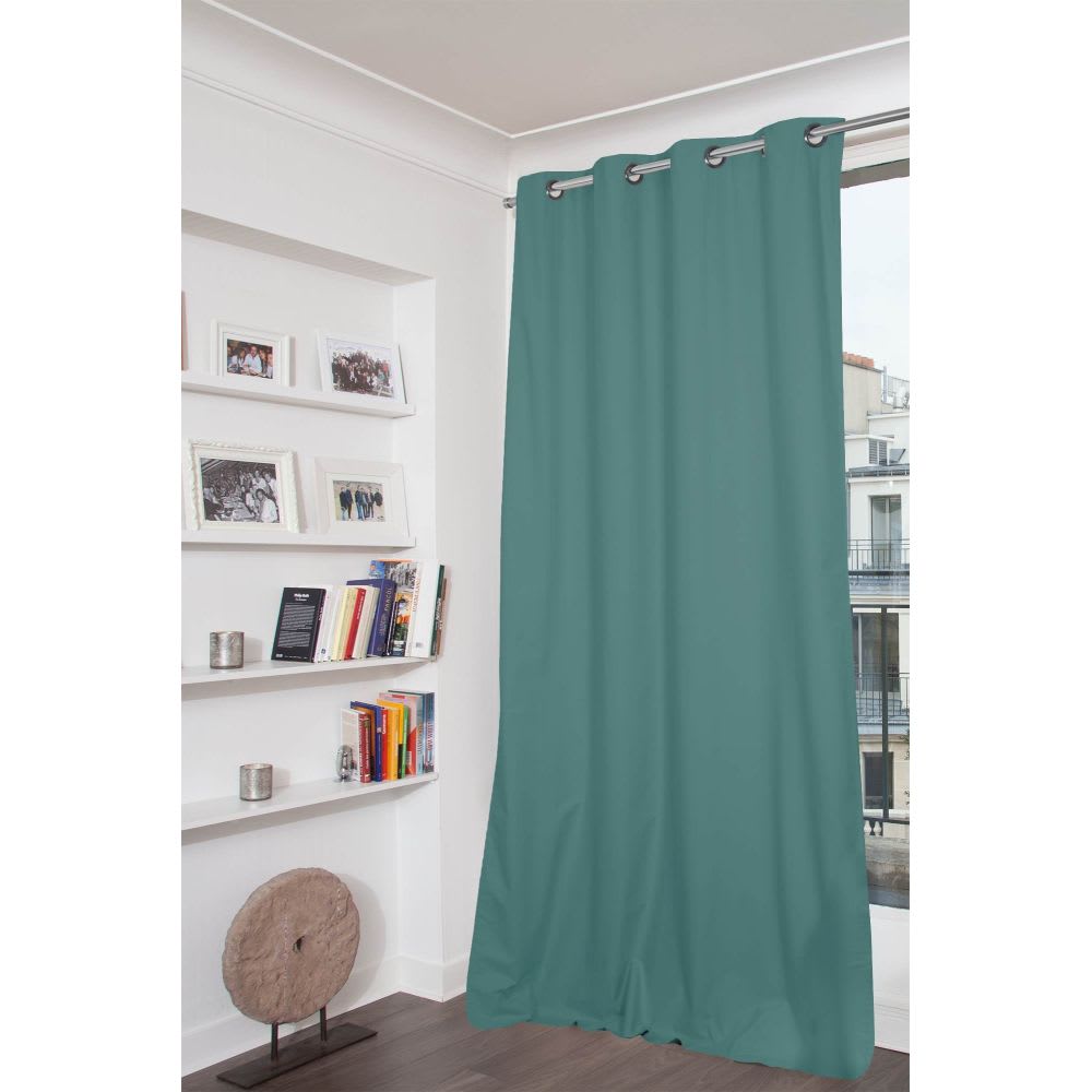 Rideau Occultant Total Oeillets Bleu MC8826 135L x 250H