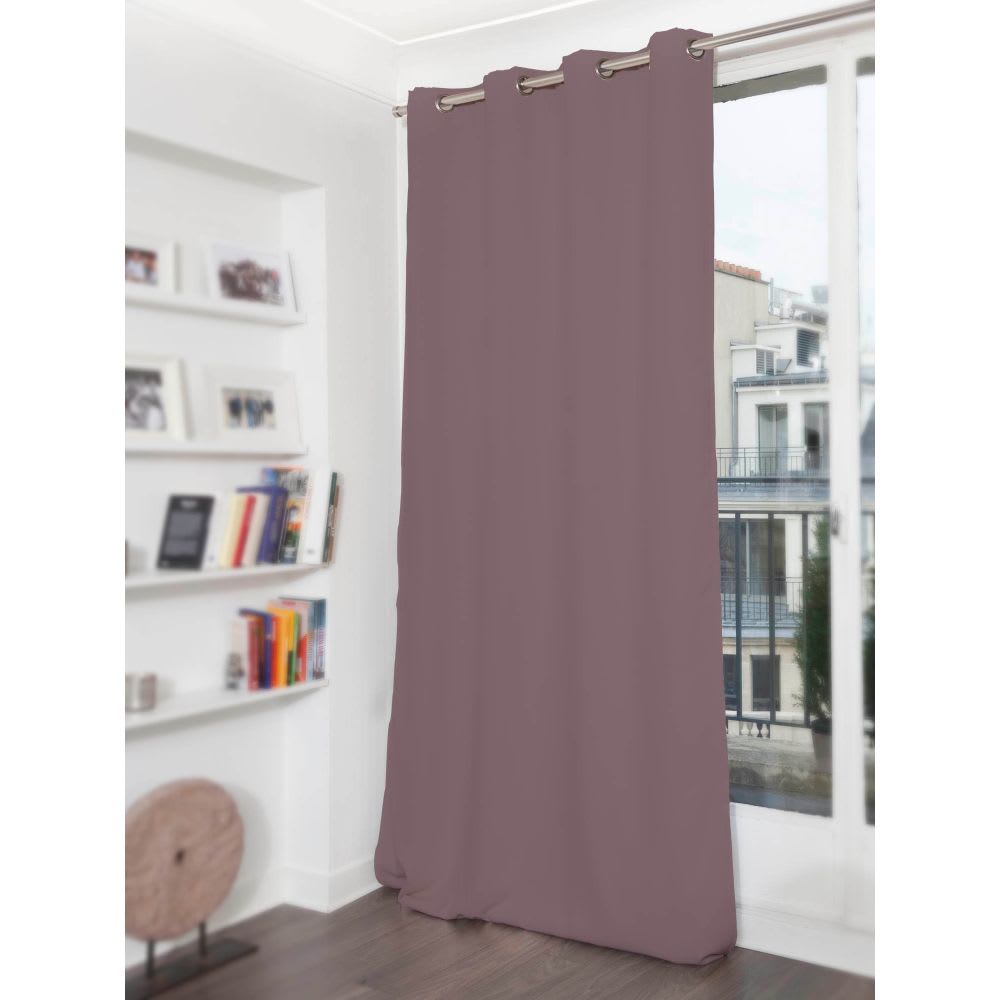 Rideau phonique Oeillets - Gris MC7305 140L x 180H MOONDREAM