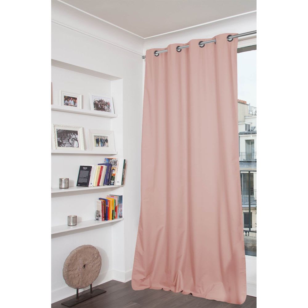 Rideau Occultant Total Oeillets Rose MC343 135L x 250H