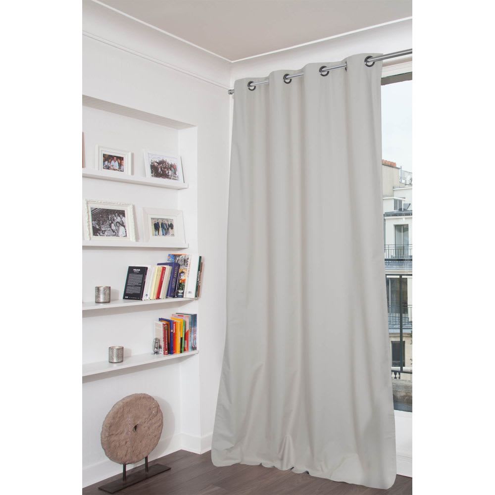 Rideau Occultant Total Oeillets Gris MC17 135L x 250H