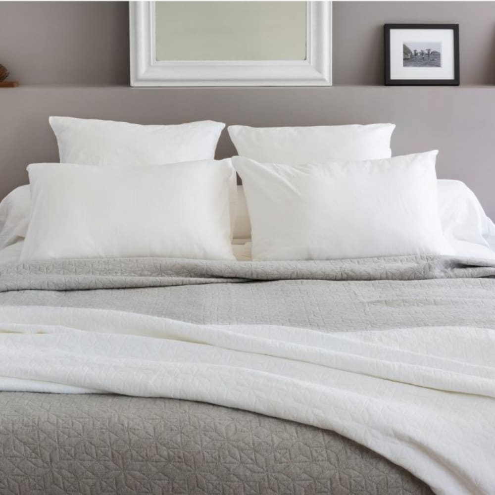 Dessus De Lit Matelassé En Polycoton Relief Texturé