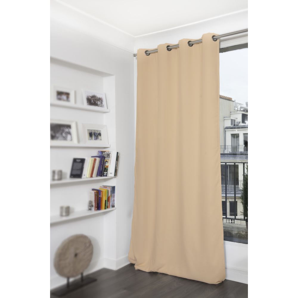 Rideau Occultant Oeillets Beige MC651 140L x 350H