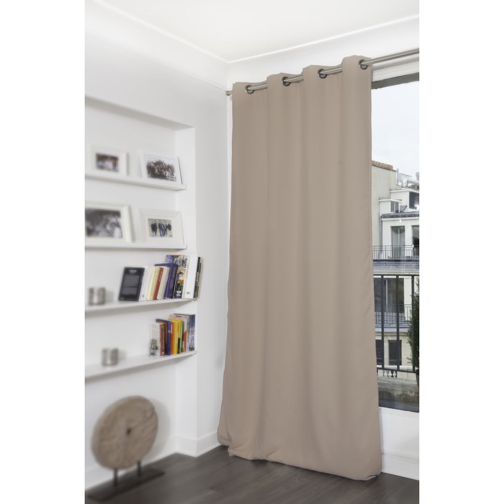 Rideau Occultant Oeillets Gris MC740 140L x 350H