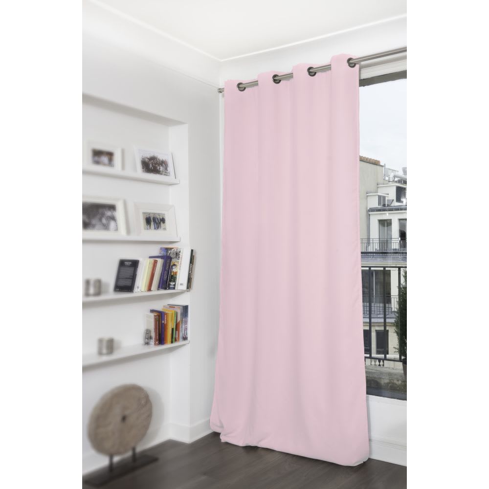 Rideau Occultant Oeillets Rose MC343 140L x 260H