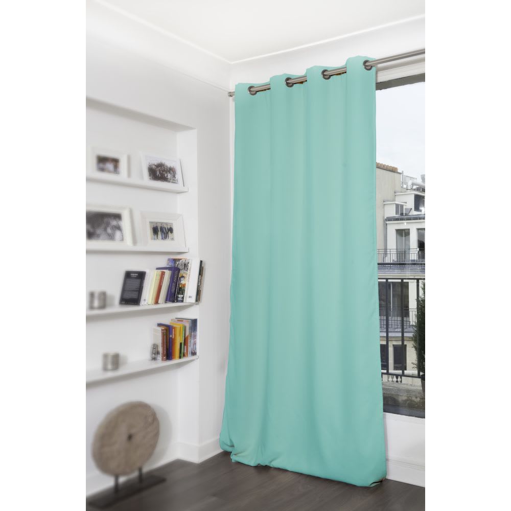 Rideau Occultant Oeillets Bleu MC430 140L x 260H