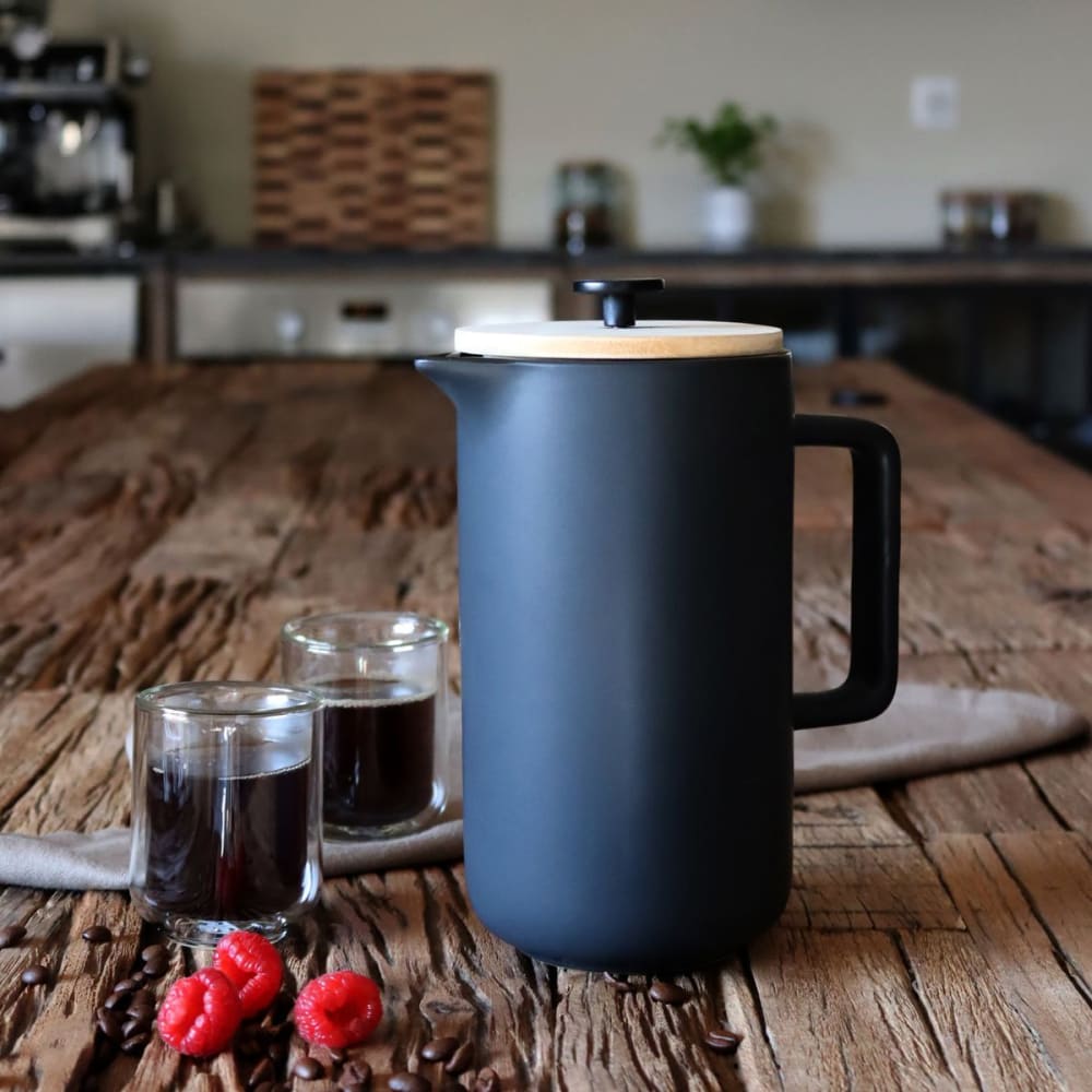Cafetière À Piston En Porcelaine 1,3l Keygo - Ogo Living