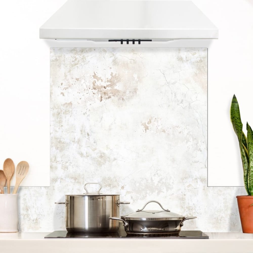 Fond de hotte cuisine en aluminium - 60 x 70 cm - beige