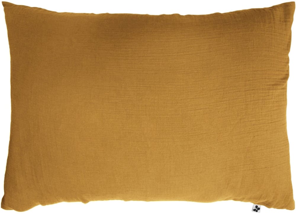 Taie D'oreiller 50x70 Gaze De Coton Safran