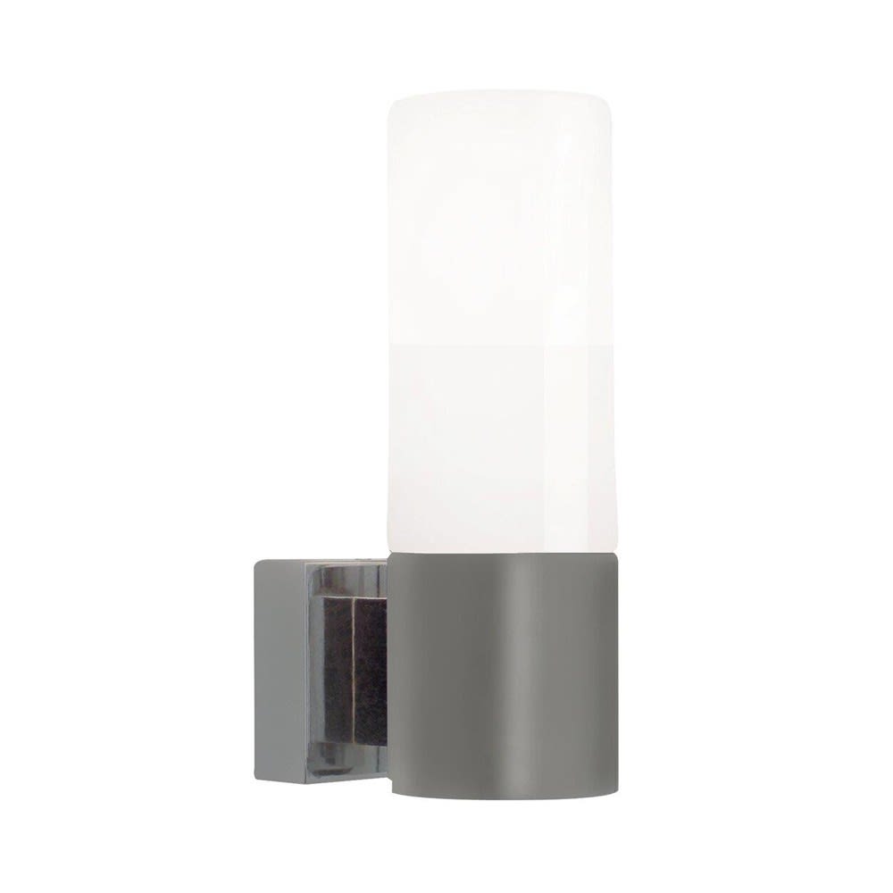 Applique Murale Tangens Single Verrerie Acier Brossé, H.18.4 - Ip44 - E14 / Nordlux Intérieur