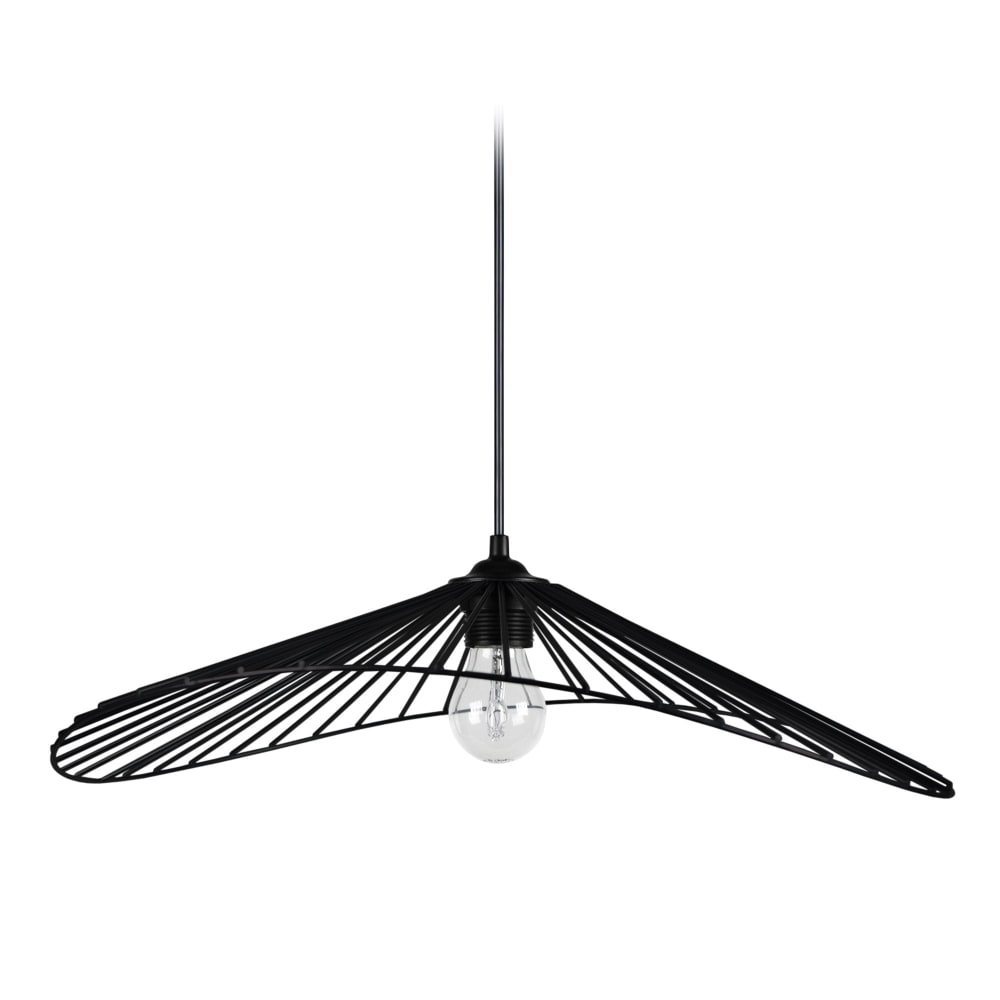 Lady Lustre Suspension Filaire - E27 - 40w - 50 X 44 X 80 Cm - Noir