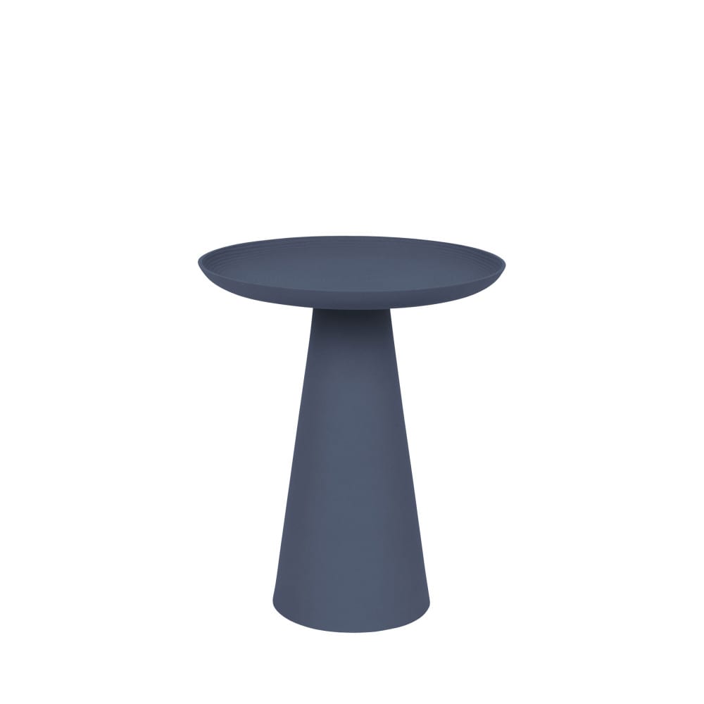 Ringar - Table d'appoint ronde en aluminium diam.34,5cm - Bleu