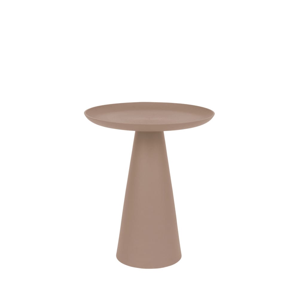 Ringar - Table d'appoint ronde en aluminium diam.34,5cm - Rose
