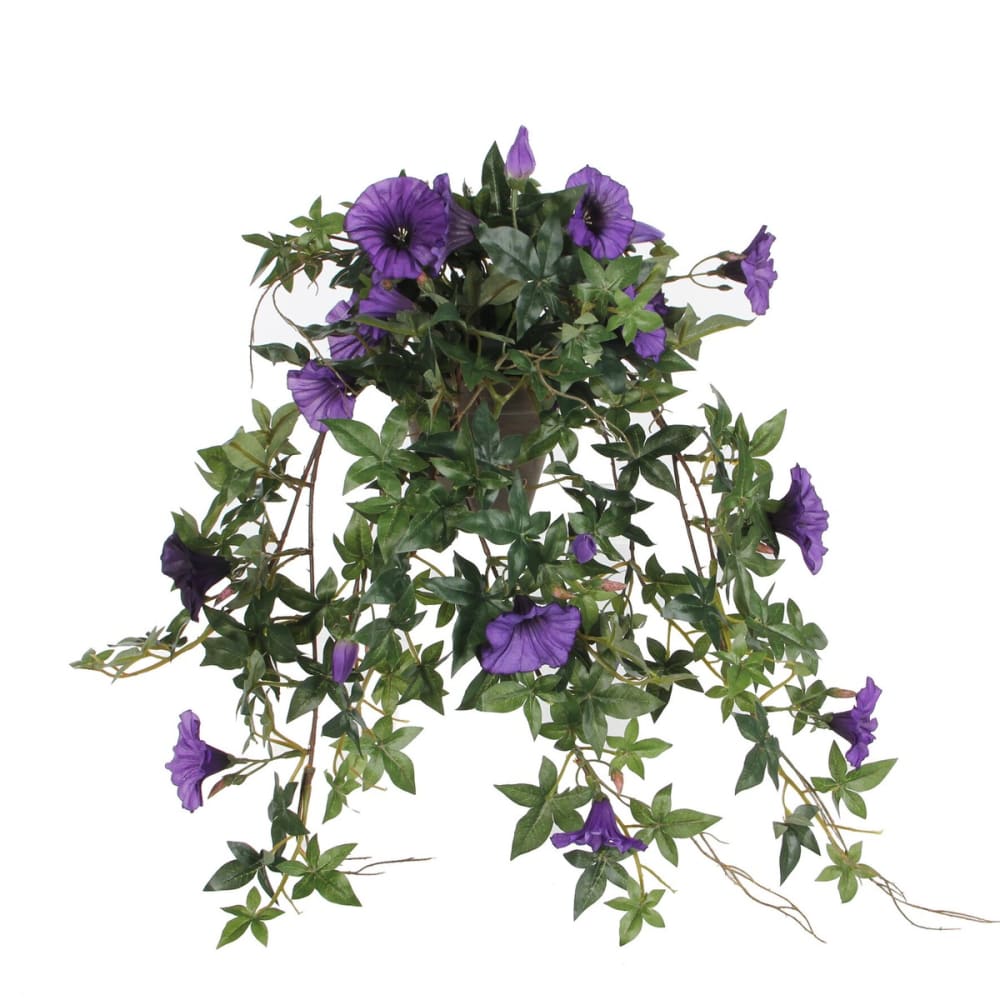 Plante artificielle violet foncé polyester h25xl45xl50cm