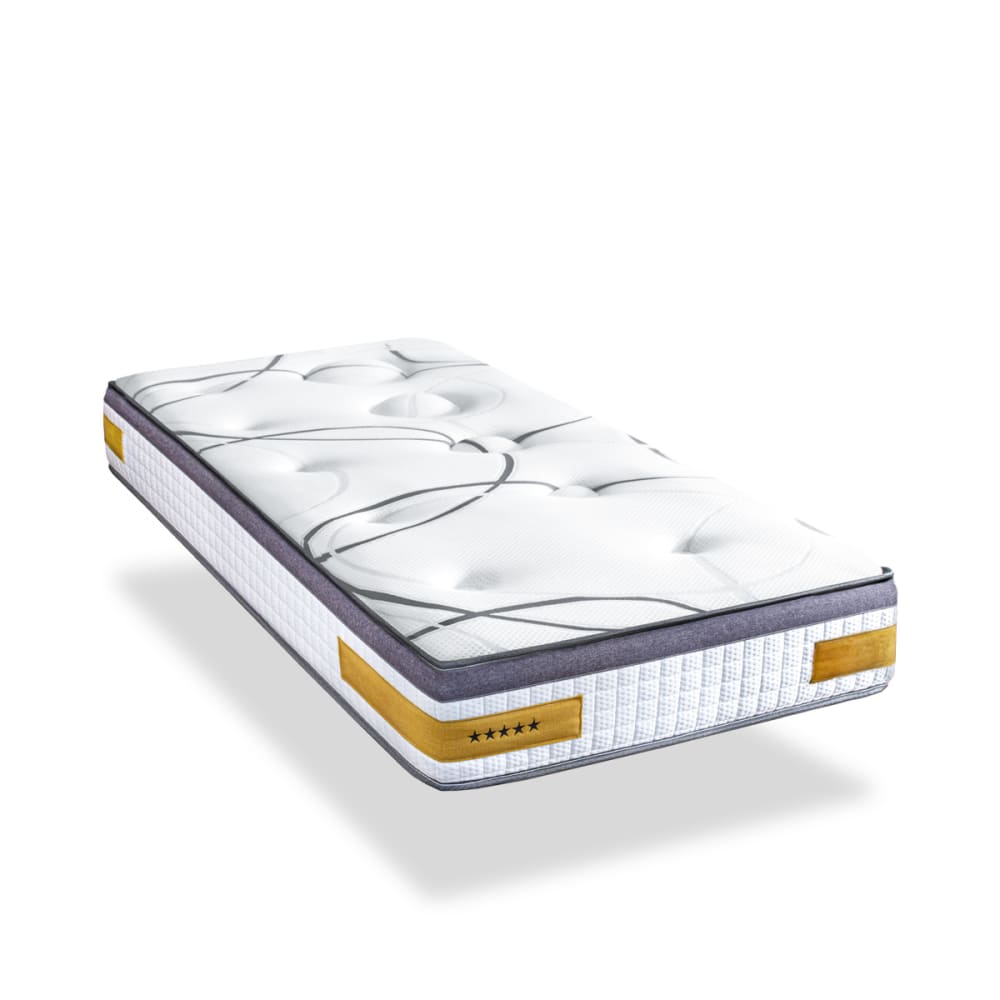 Matelas Copenhague - Mémoire de forme - Épaisseur 24 cm - Moelleux - 90x200 cm