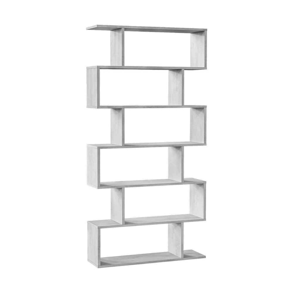 Bibliothèque Effet Bois Ciment 80x24 Cm