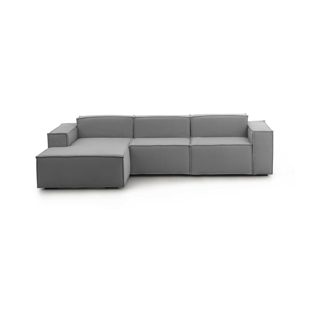 Canapé Fixe,en Tissu,gris,300x170h70 Cm