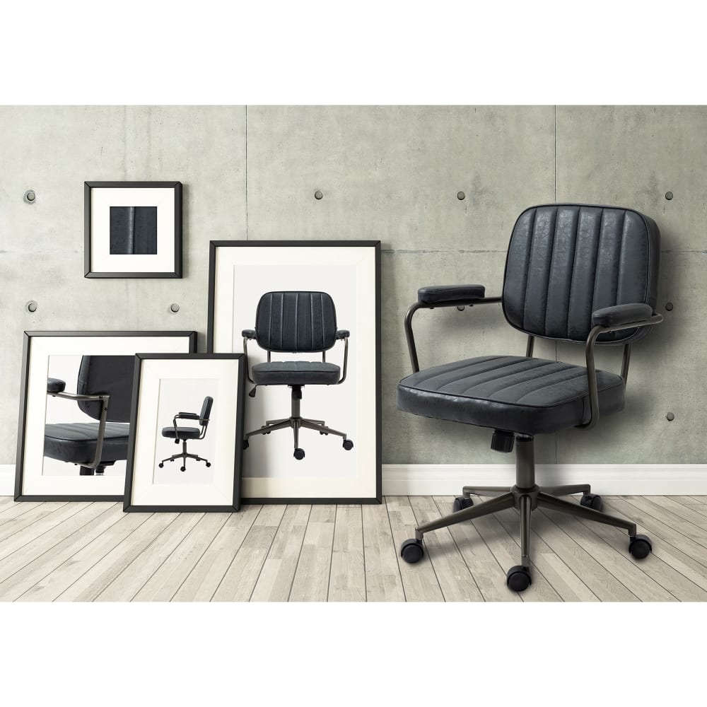 Chaise De Bureau Natrona Noir Antique