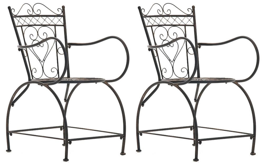 Lot De 2 Chaises Sheela Bronze