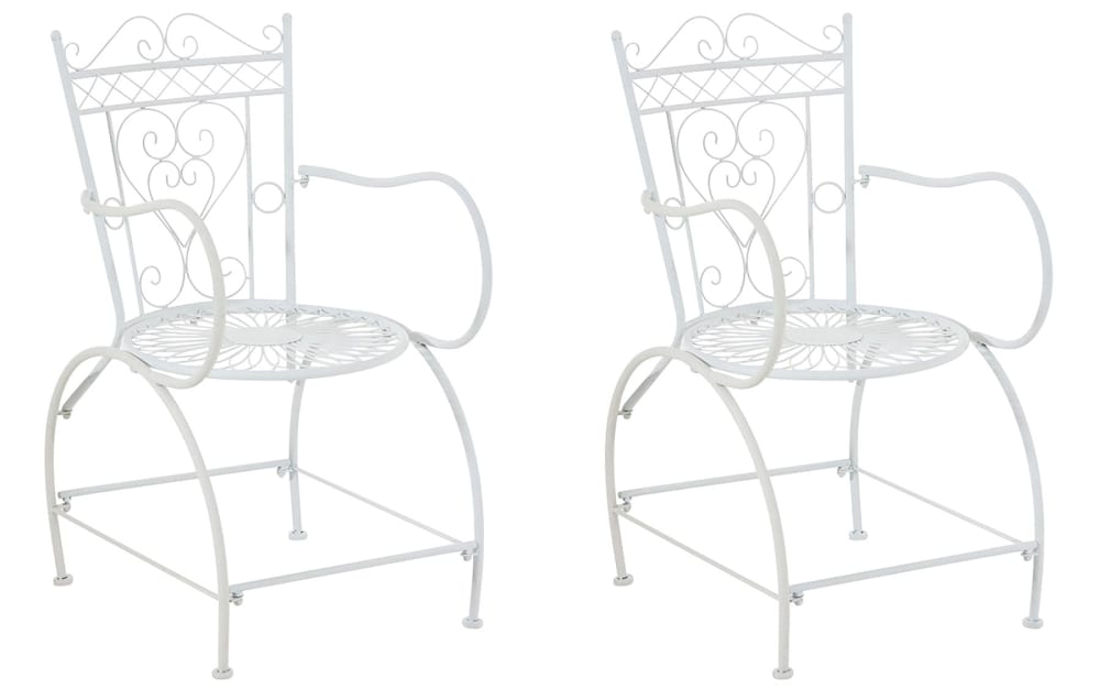 Lot De 2 Chaises Sheela Blanc