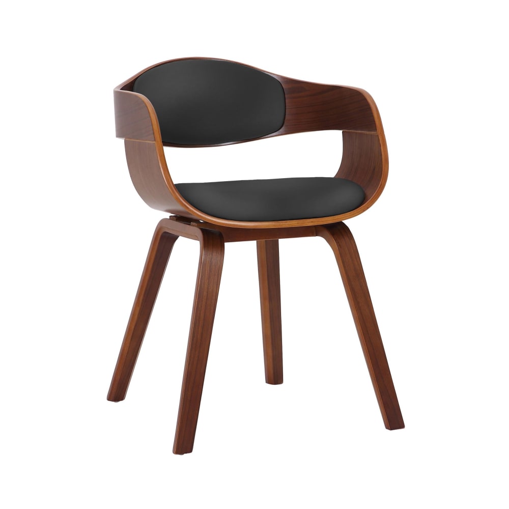 Chaise Visiteur Kingston Noyer/noir