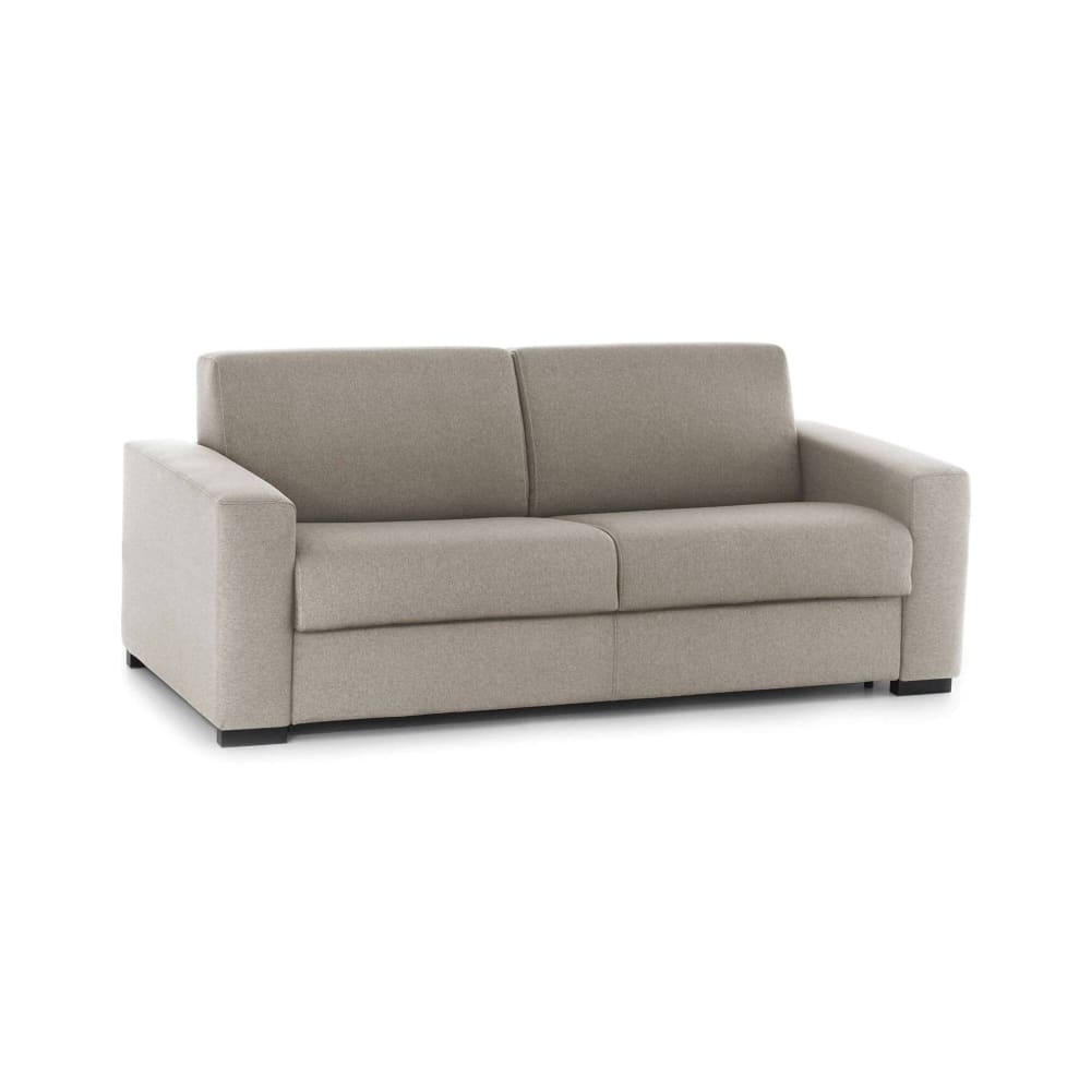 Canapé Fixe,en Tissu,gris Tourterelle,220x95h90 Cm