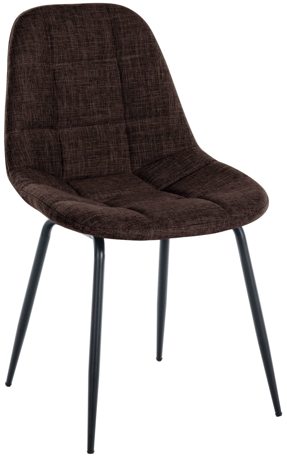 Chaise Tom En Tissu Brun