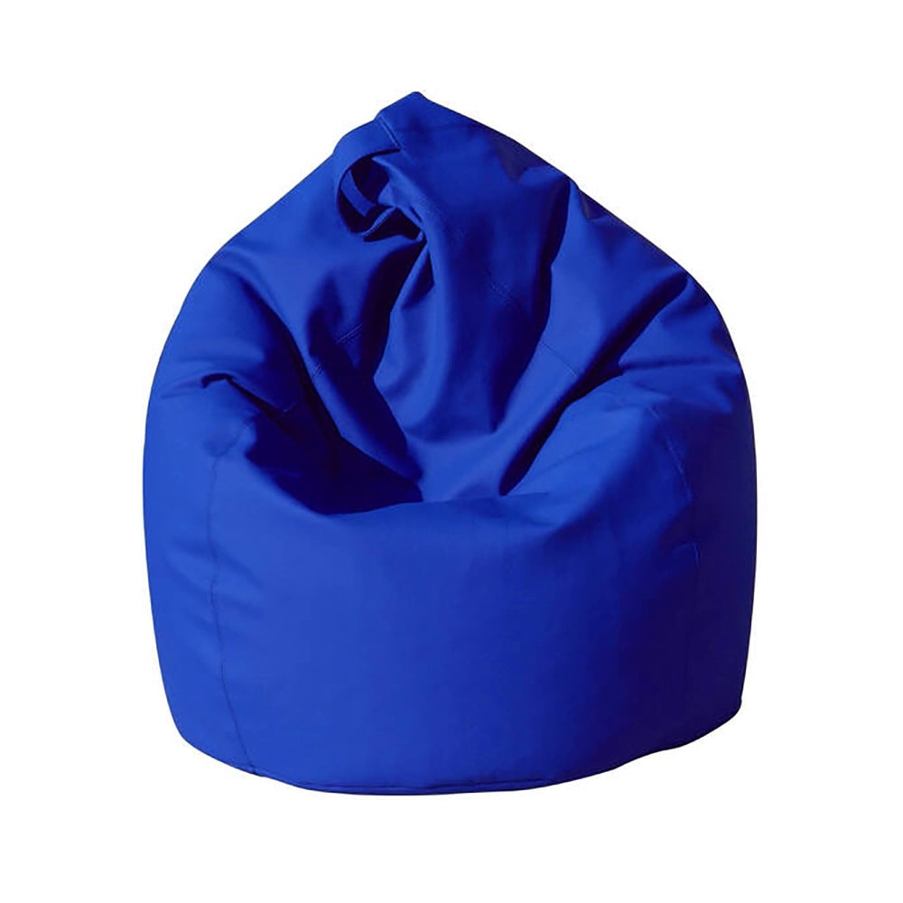 Pouf Azelia, Forme Sac, 70x70x110h cm, bleu