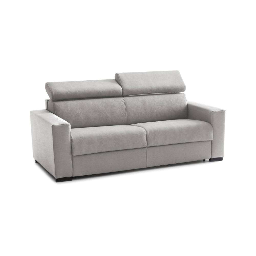 Canapé Lit,en Tissu,gris,220x95h85 Cm