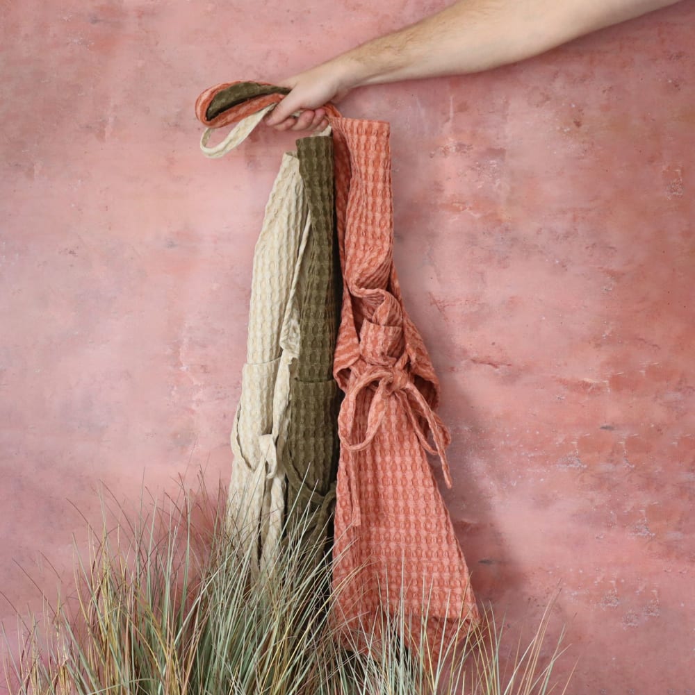 Tablier En Coton Beige Origin - Ogo Living