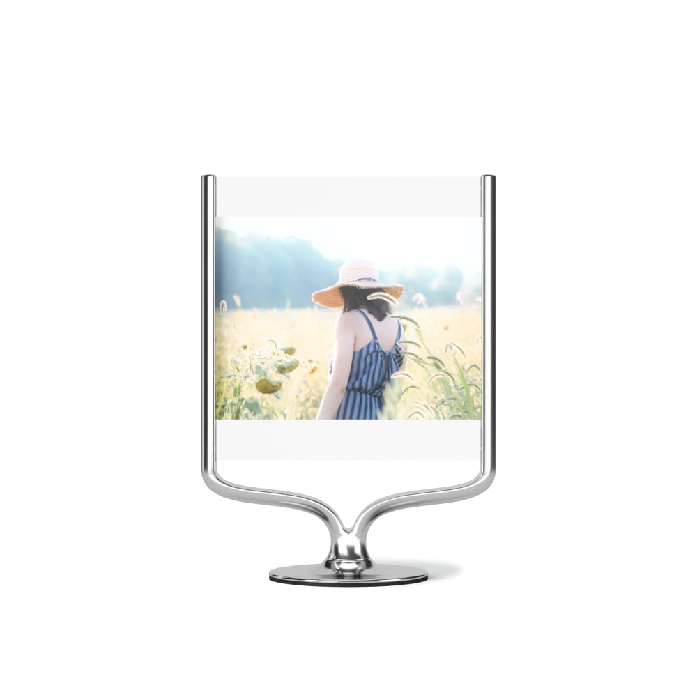Cadre photo rotatif en aluminium Wishbone