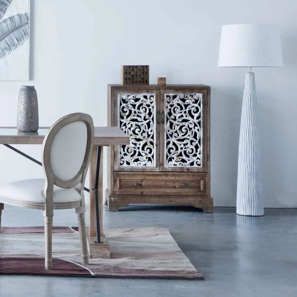 Armoire Alexandra House Living Marron Bois D'épicéa Bois Mdf 38 X 102 X 83 Cm