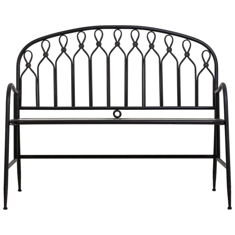 Banc Alexandra House Living Noir Métal 56 X 98 X 118 Cm