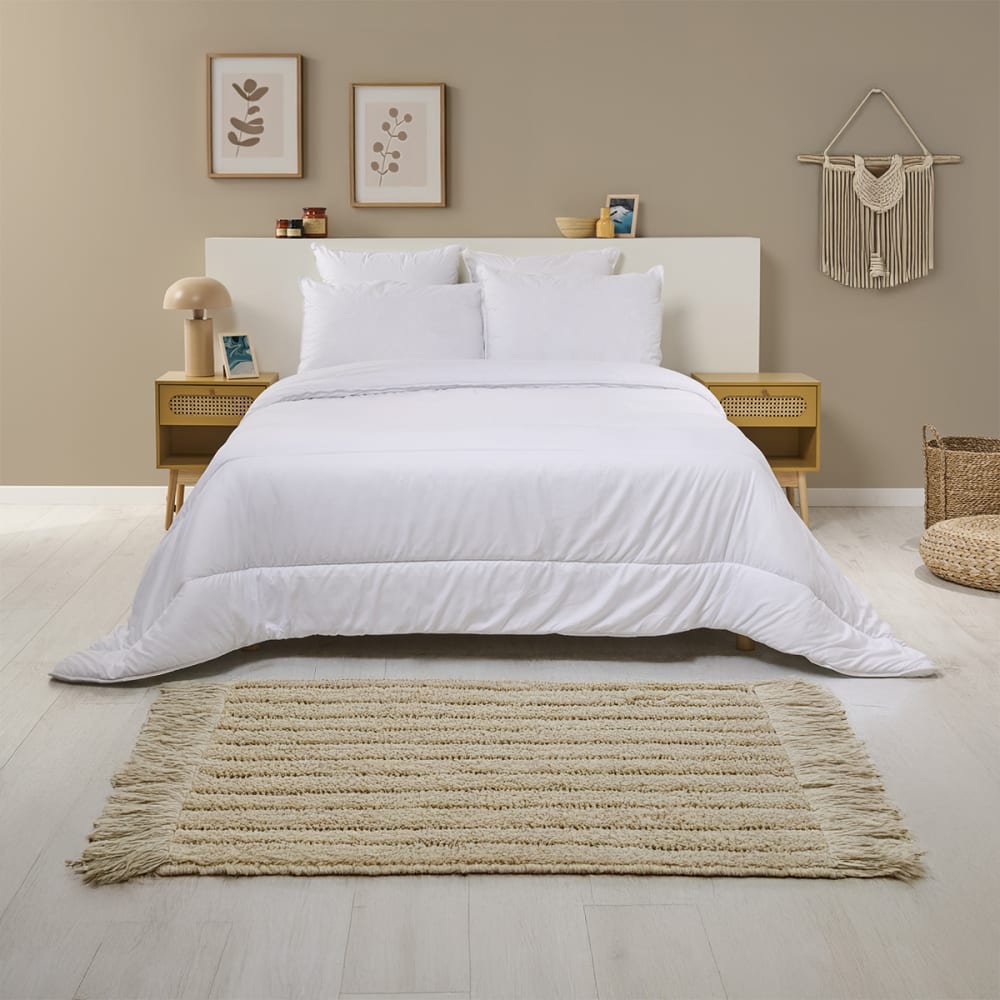 Pack Été Couette légère 240x260cm + 2 Oreillers 60x60cm ANTI-TRANSPIRATION TOPCOOL