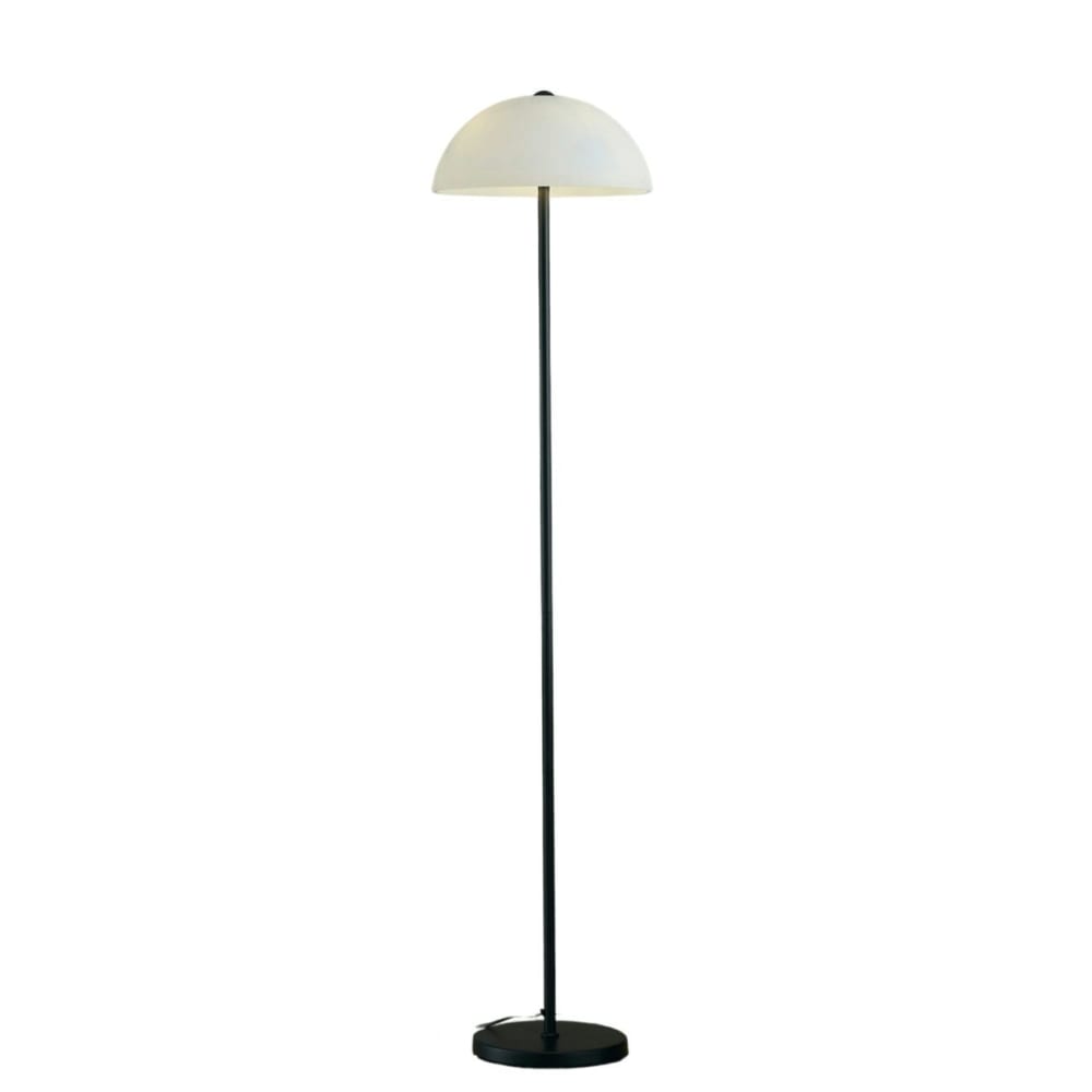 Elégant lampadaire minimaliste abat-jour en verre - Melito