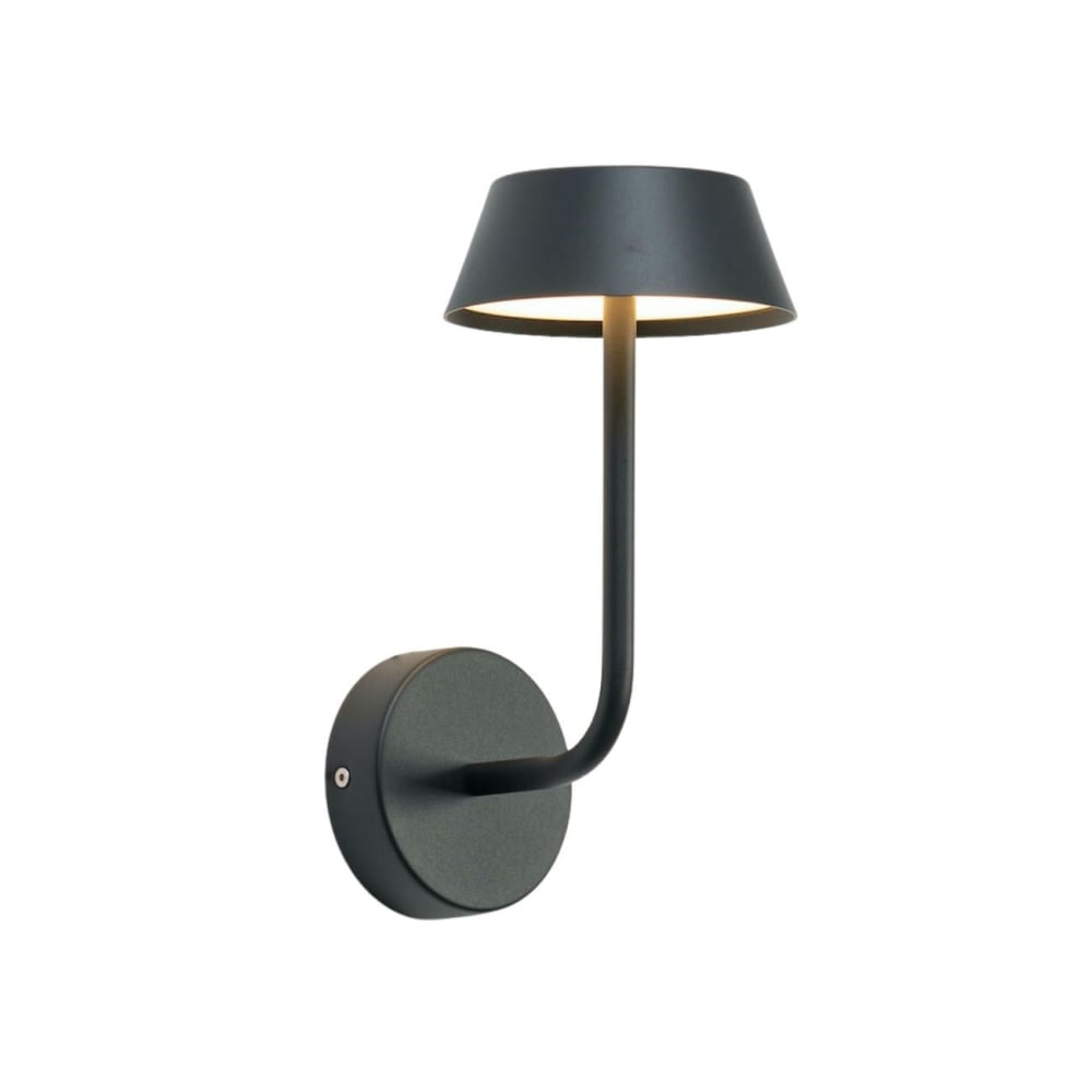 Applique en métal et aluminium noir 27 cm