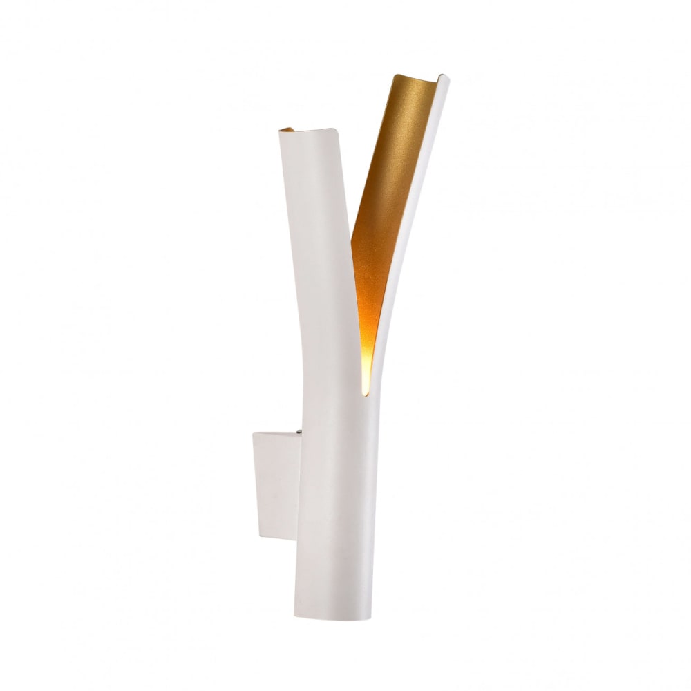 Applique LED blanche intérieur or double faisceau - Nelia
