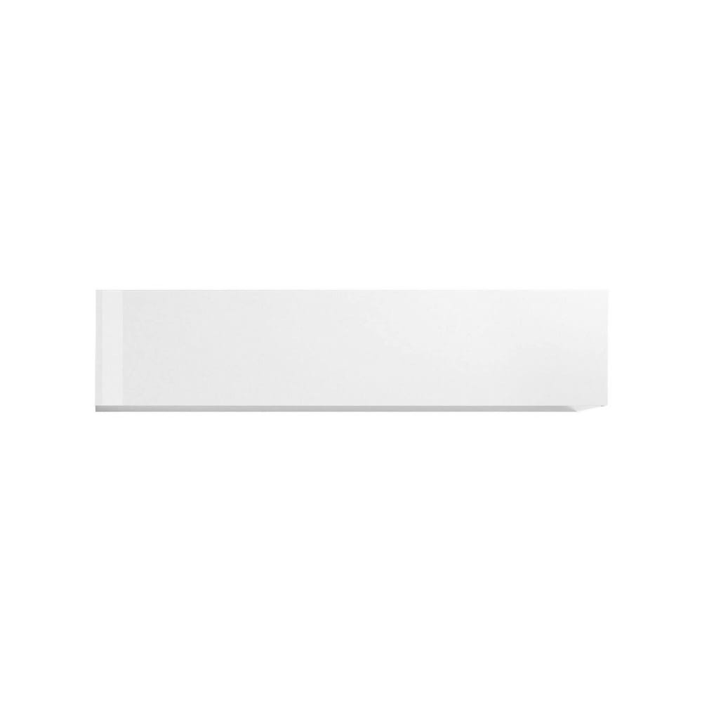 Meuble Suspendu Anette, Ouverture Abattante 180x40h cm Blanc Brillant
