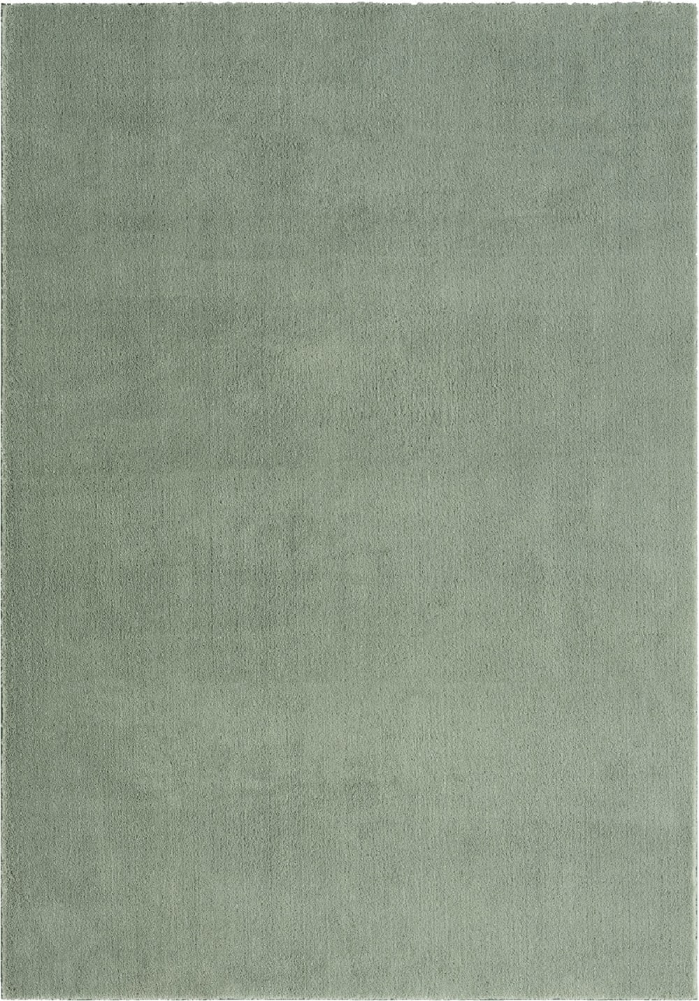 Tapis lavable et antidérapant, uni, vert, 120 x 160 cm