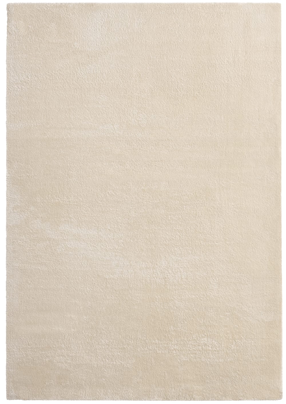 Tapis lavable et antidérapant, uni, beige, 120 x 160 cm