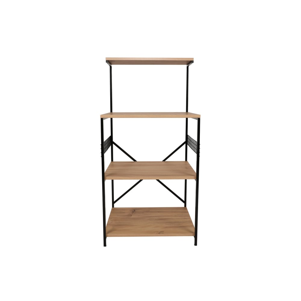 Etagère de cuisine 3 niveaux Marron, L. 60 x l. 45 x H. 124 cm