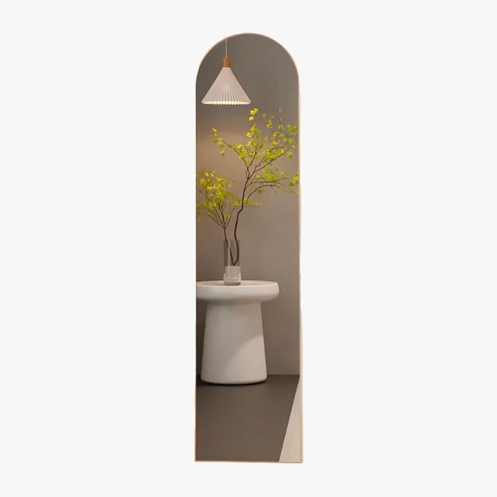 Cassy Miroir Sur Pieds 160x40 Cm Couleur Chêne Vieilli