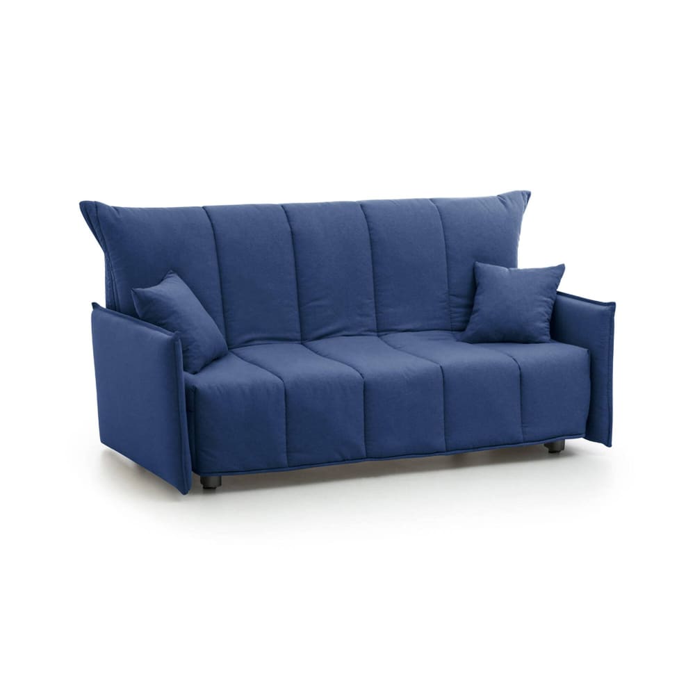Canapé Lit,en Tissu,bleu,190x90h85 Cm