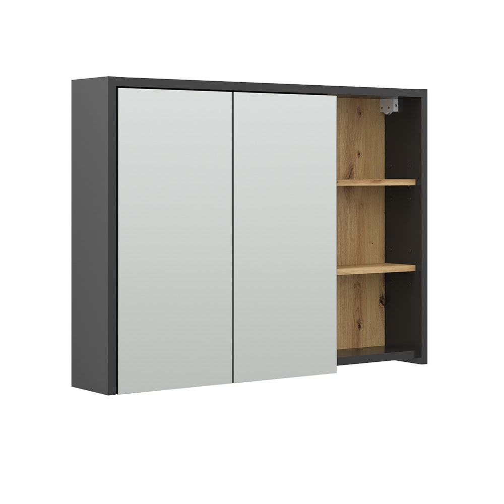 Vicco Armoire de toilette Chêne Artisan 100x75cm