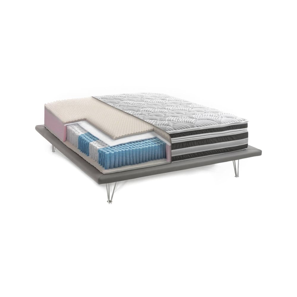 Matelas Double,blanc,200x160h32 Cm