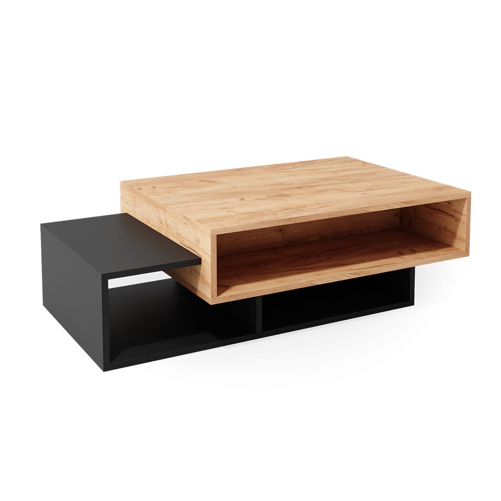 Vicco Table basse Anthracite 105x32cm