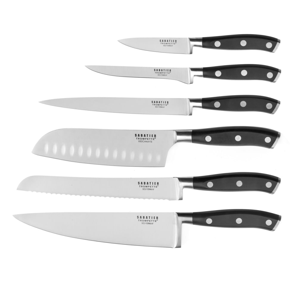 Valise hôtelière 6 couteaux de cuisine Noir - Vulcano par Sabatier Trompette