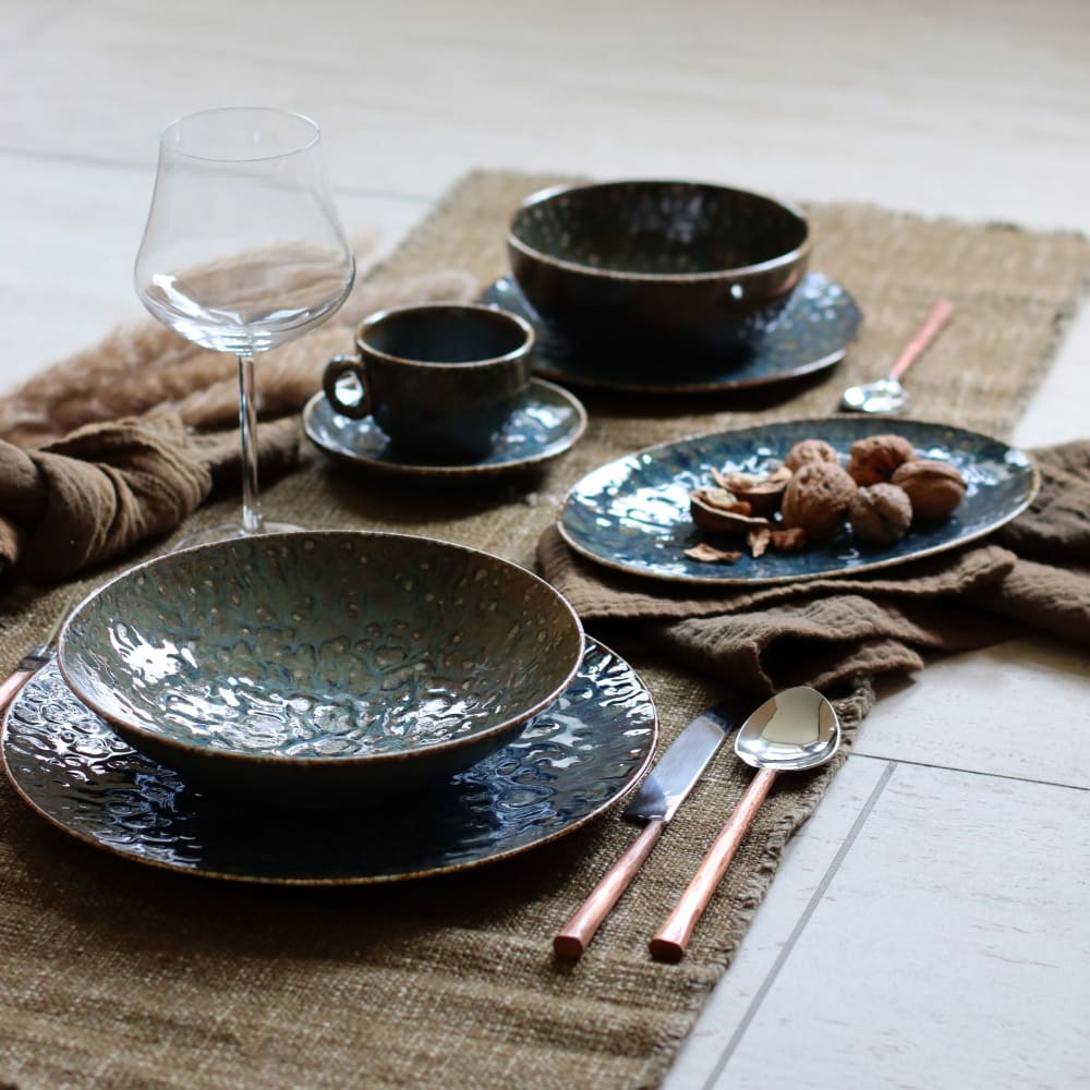 Lot De 6 Assiettes Creuses En Porcelaine 21cm Venus - Ogo Living