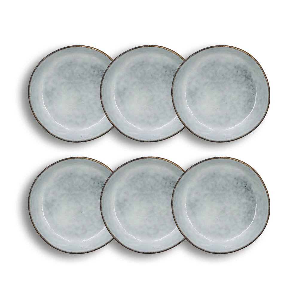 Lot De 6 Assiettes Coupes En Grès 20cm Aronal - Ogo Living